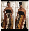 Mud Cloth Maxi Skirt